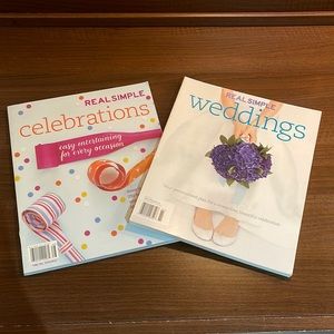 Real Simple Softcover  Books Set of 2